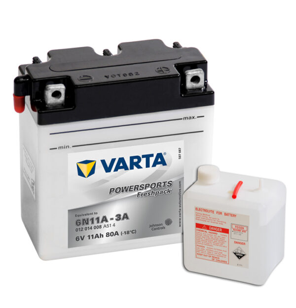 batteria varta 6n11a-3a