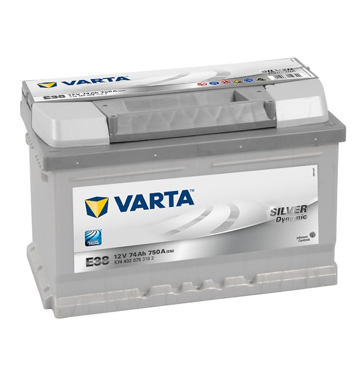 Varta Silver Dynamic E38 12V 74AH cod.574402075