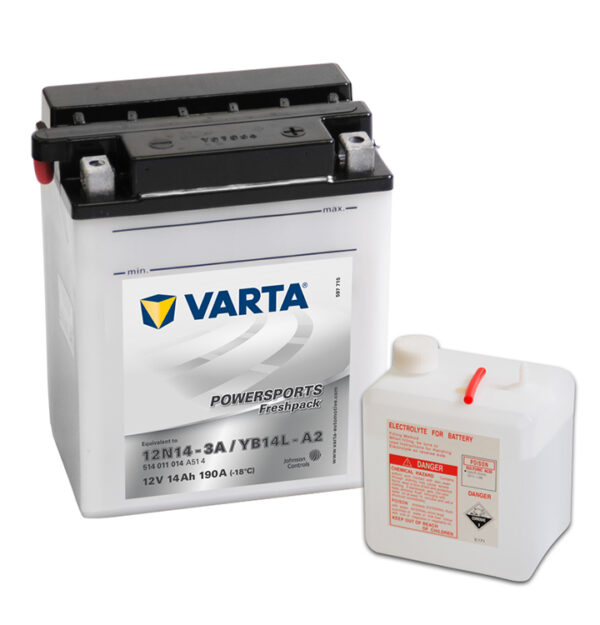 batteria varta YB14L-A2-(12N14-3A)