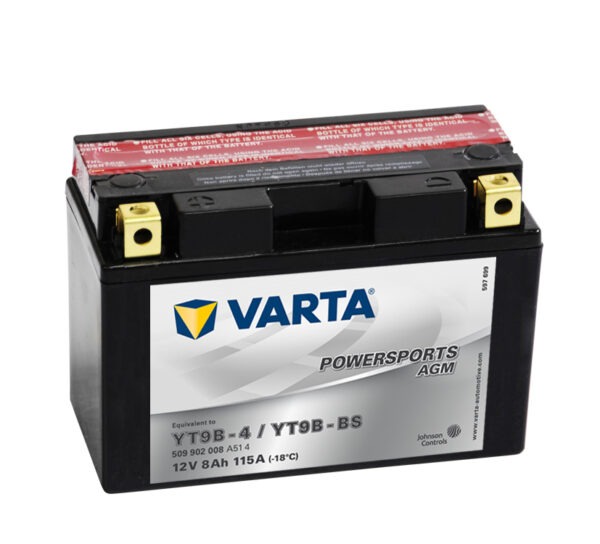 batteria varta YT9B-BS (YT9B-4)