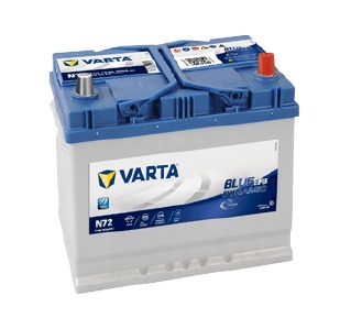 Varta Blue Dynamic EFB Start And Stop N72 12V 72AH